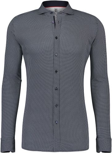 Desoto Shirt Non Iron Dots Navy