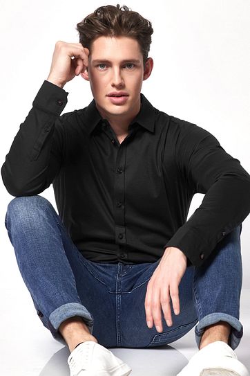 Desoto Shirt Non Iron Modern Black