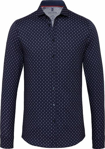 Desoto Shirt Non Iron Navy 554