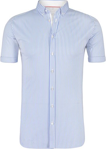 Desoto Shirt Short Sleeve Striped Blue