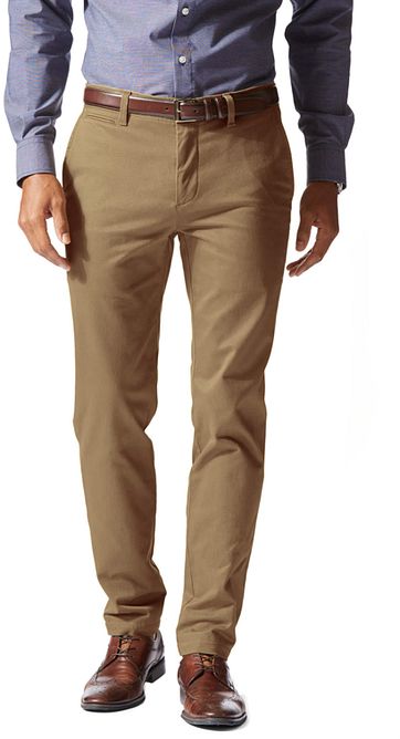 Dockers Trousers D1 Extra Slim Stretch Khaki