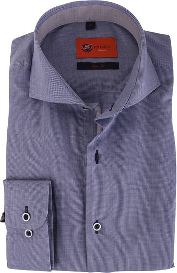 Donkerblauw Overhemd Slim Fit 112-04