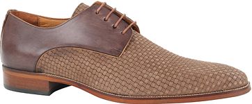 Dress Shoes Braid Brown