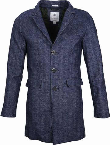 Dstrezzed Coat Boucle Navy Melange