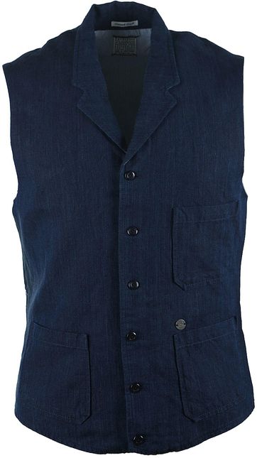 Dstrezzed Dunkelblaue Weste
