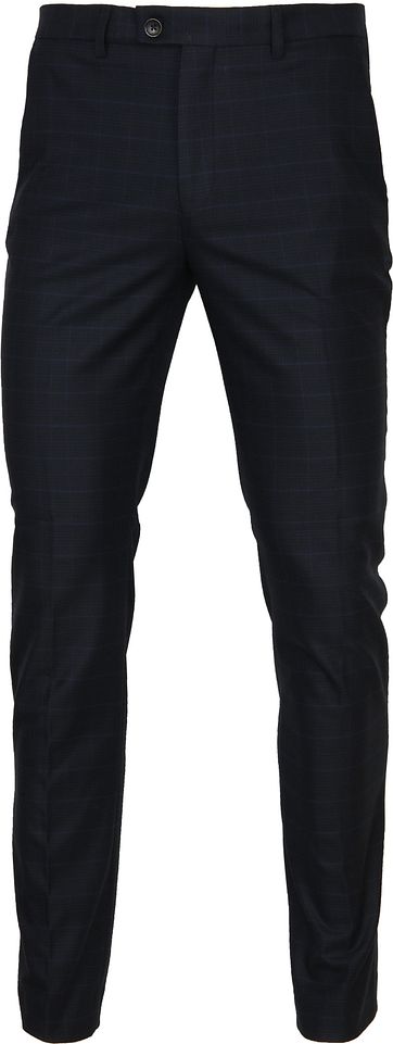 Dstrezzed Fonda Fancy Chino Donkerblauw Ruit