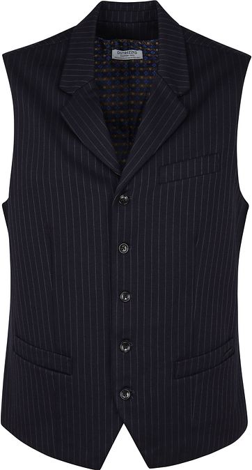Dstrezzed Gilet Donkerblauw Streep