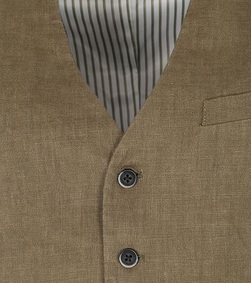 Dstrezzed Gilet Linen Army Green