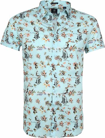 Dstrezzed Hawaii Shirt SS Lagoon