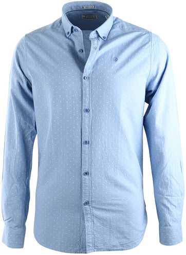 Dstrezzed Hemd Blau punkt