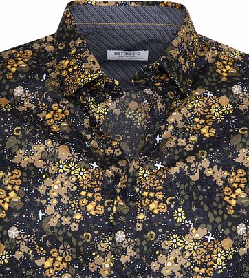 Dstrezzed Overhemd Bloemen Geel