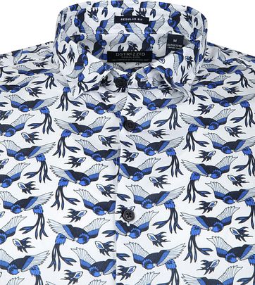 Dstrezzed Shirt Birds White