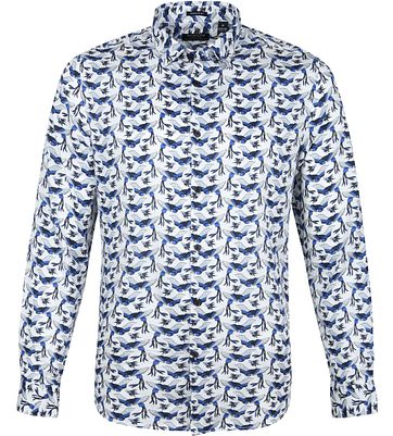 Dstrezzed Shirt Birds White