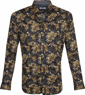 Dstrezzed Shirt Blumen Gelb