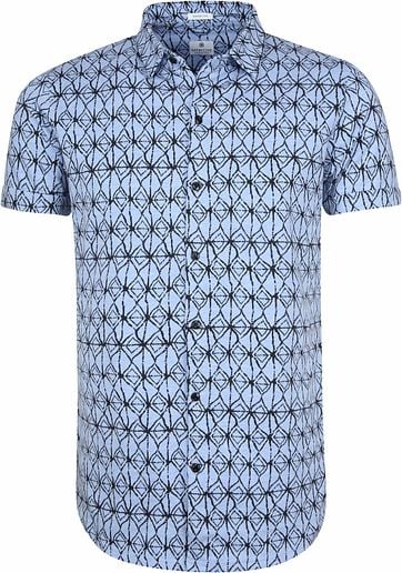 Dstrezzed Shirt Dark Blue Print