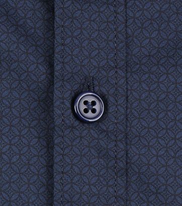 Dstrezzed Shirt Dessin Navy