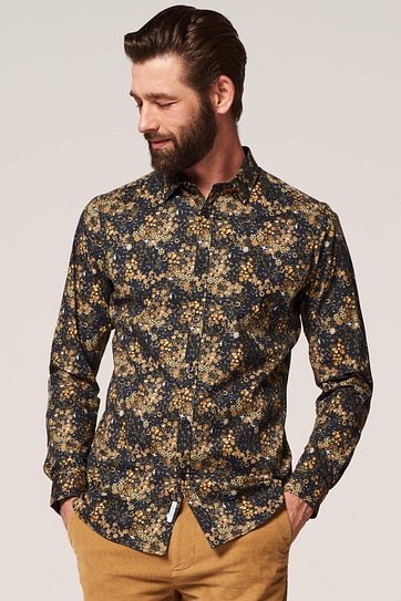 Dstrezzed Shirt Flowers Yellow