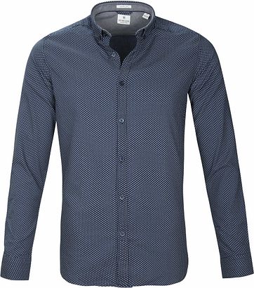 Dstrezzed Shirt Navy Pattern