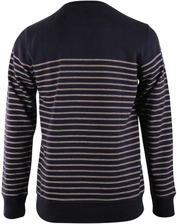 Dstrezzed Sweater Dunkelblau Streifen