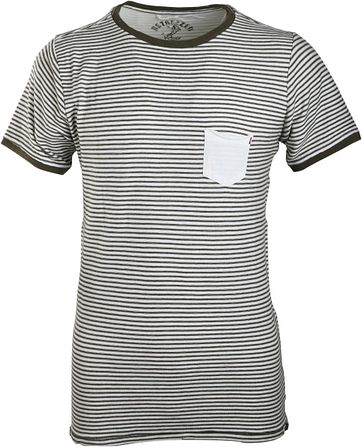 Dstrezzed T-shirt Grün Streifen