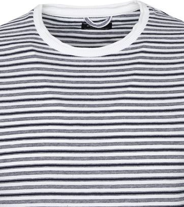 Dstrezzed T Shirt Streifen Weis