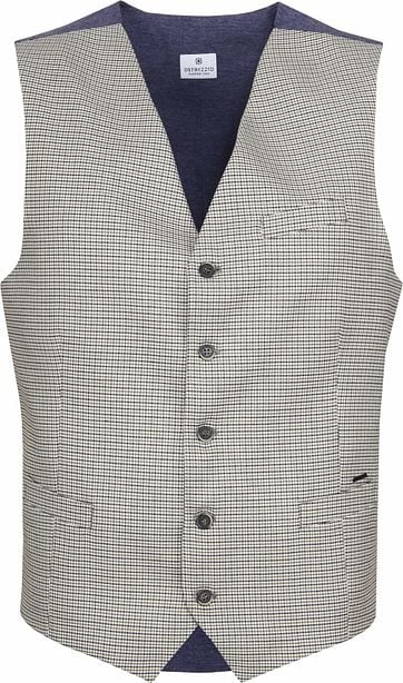 Dstrezzed Waistcoat Piede De Poule