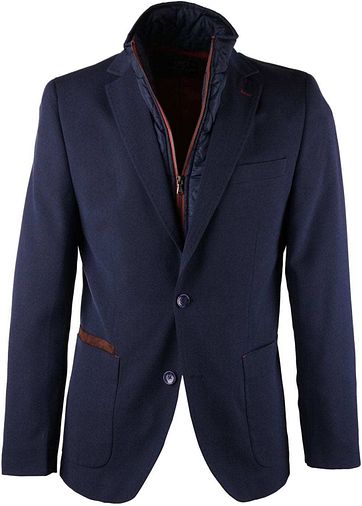 Dunkelblau Blazer Jacke