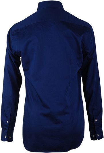 Dunkelblau Casual Hemd Suitable