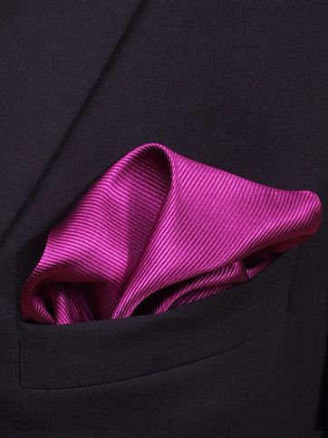 Einstecktuch Seide Aubergine Lila F28