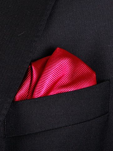 Einstecktuch Seide Dunkel Fuchsia F66