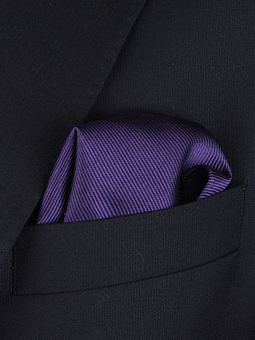 Einstecktuch Seide Dunkerlila F62