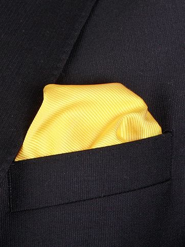 Einstecktuch Seide Gelb F70