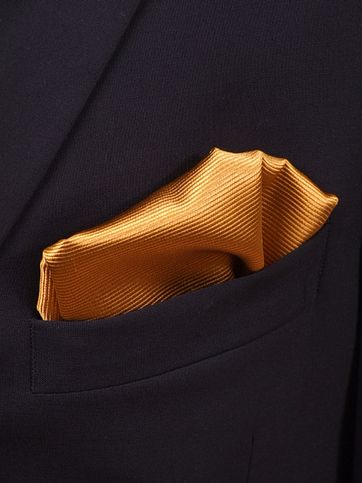 Einstecktuch Seide Gold F13