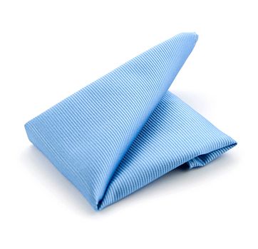 Einstecktuch Seide Hellblau F02