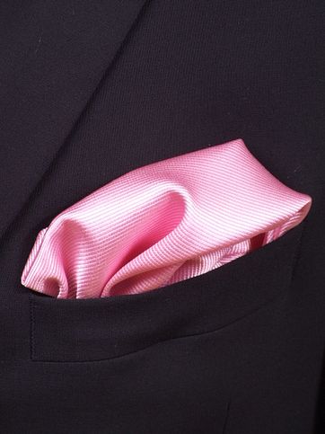 Einstecktuch Seide Rosa F03