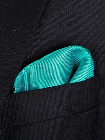 Einstecktuch Seide Türkis F67