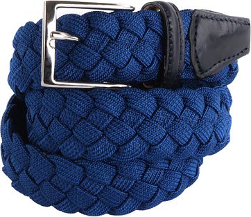 Elastische Geflochtene G&uuml;rtel Blau