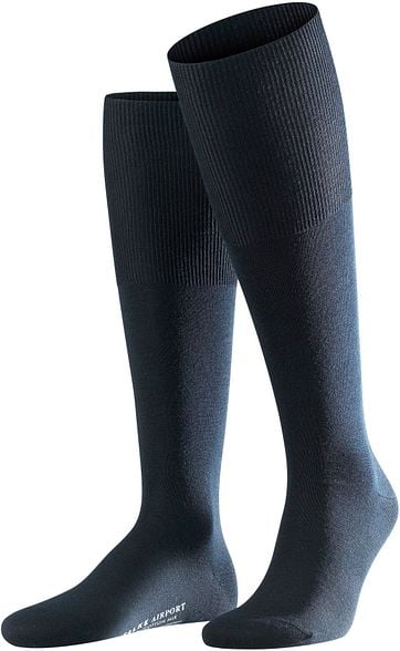 Falke Airport Knee Socks Navy 6370