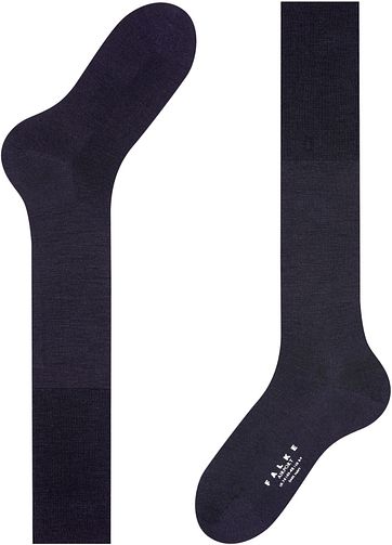 FALKE Airport Kniestrümpfe Navy 6370