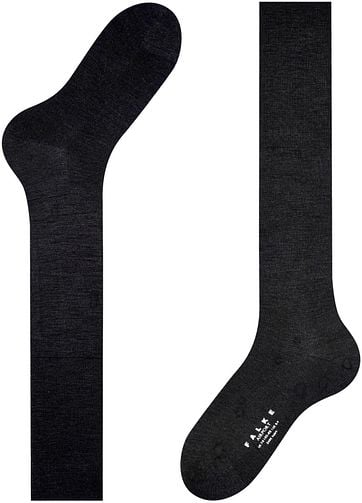 FALKE Airport Kniestrümpfe Schwarz 3000