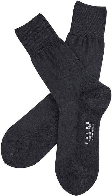 FALKE Airport PLUS Socken Schwarz 3000
