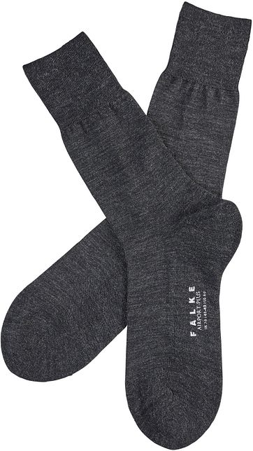 FALKE Airport PLUS Sockken Antra / Asphalt 3080