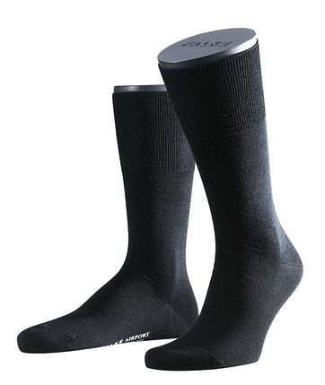 Falke Airport PLUS Socks Black 3000