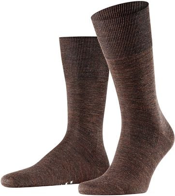 FALKE Airport Socken Braun 5450