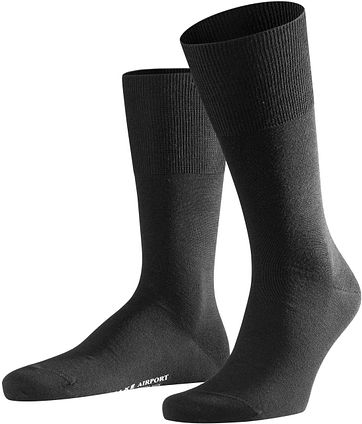 Falke Airport Socks Black 3000