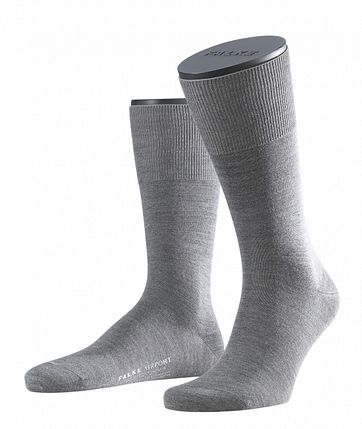 Falke Airport Socks Grey 3070
