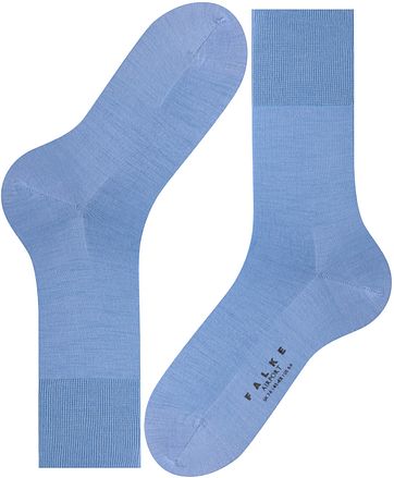 Falke Airport Sok Licht Blauw