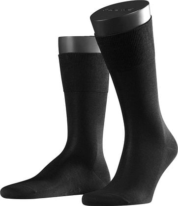 Falke Sokken Airport Sok Zwart 3000 falke sokken kopen in de aanbieding