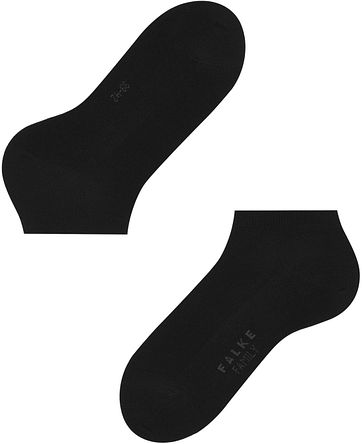 Falke Family Sneaker Socks Black 3000