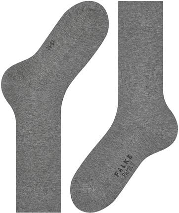 FALKE Family Socken Grau 3390